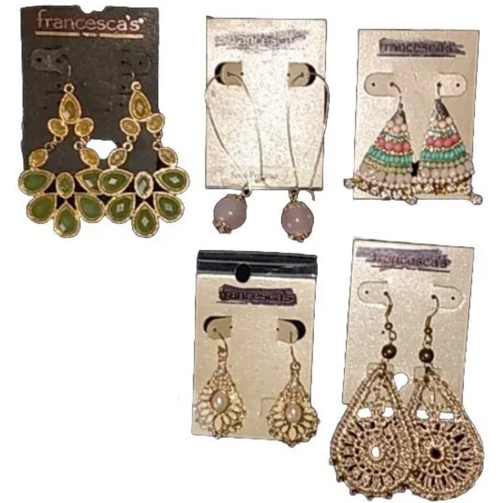 Francesca's Dangle/Drop Earrings Lot